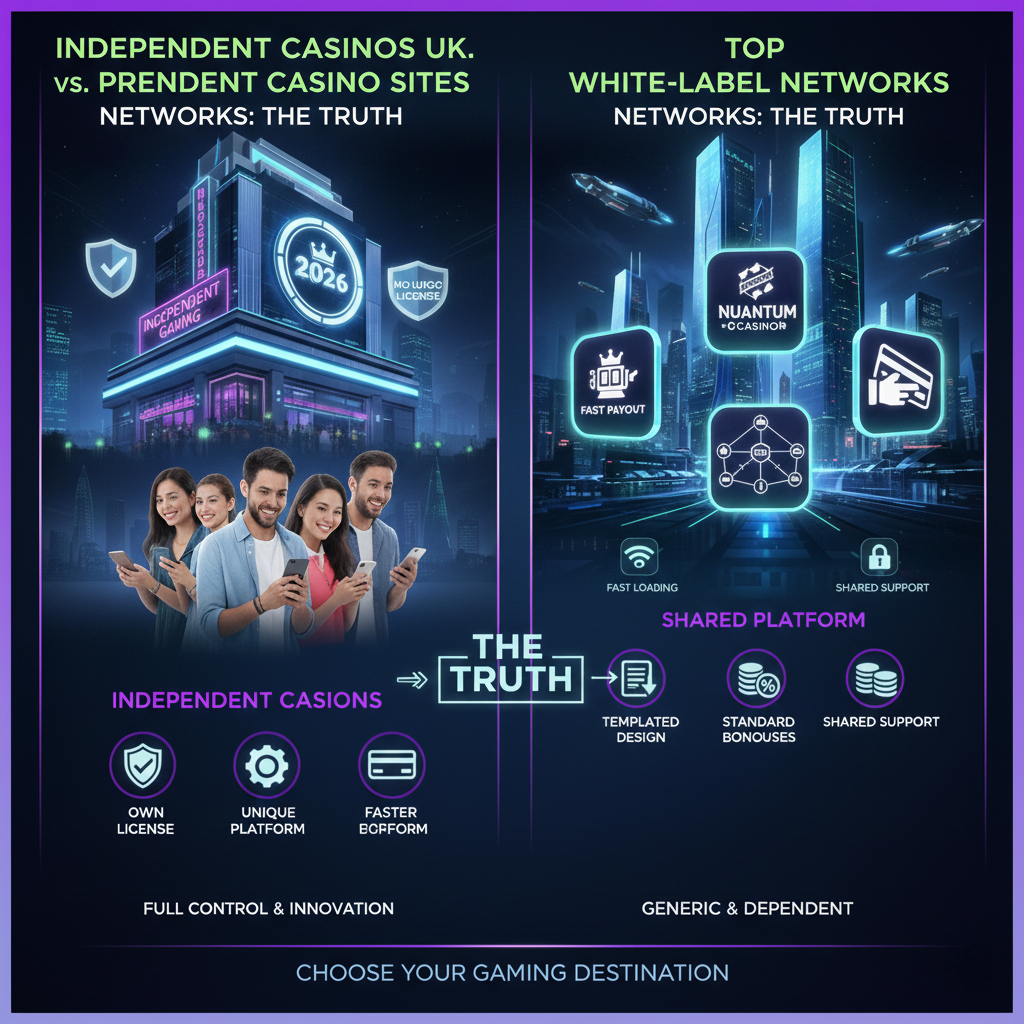 Independent Casinos UK vs. White-Label Independent Casinos UK vs. White-Label